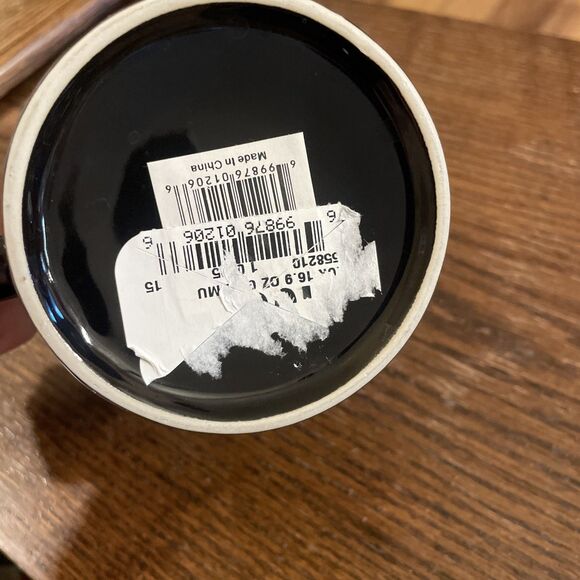 Cabela's Black Hand Gun Pistol Grip Handle 16 Oz Ceramic Coffee Tea Mug Cup - Picture 4 of 4